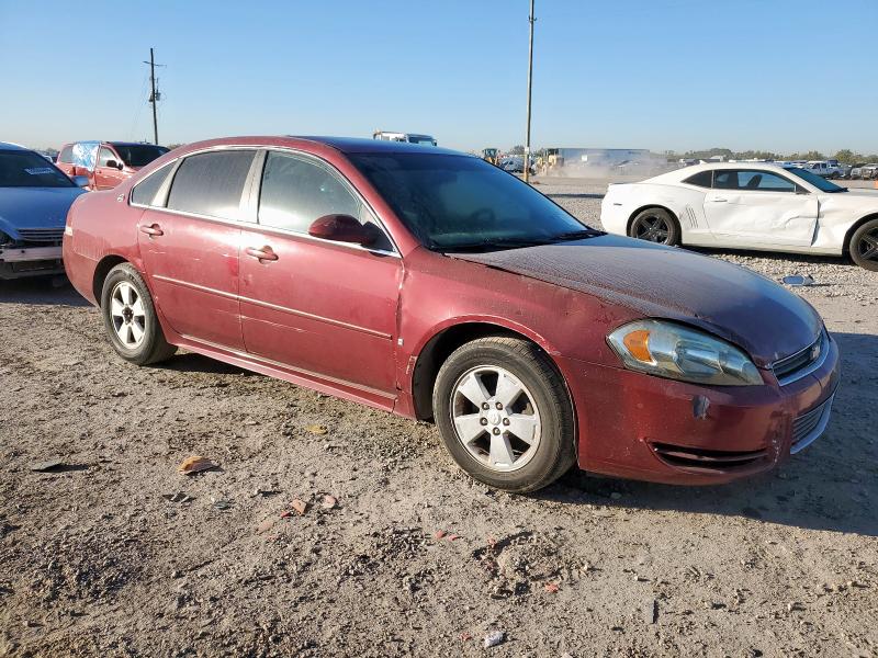 2G1WT57N391297615 - 2009 CHEVROLET IMPALA 1LT RED photo 4