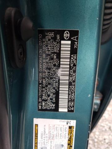 JTDBU4EE0A9117521 - 2010 TOYOTA COROLLA BASE Жасыл фото 12