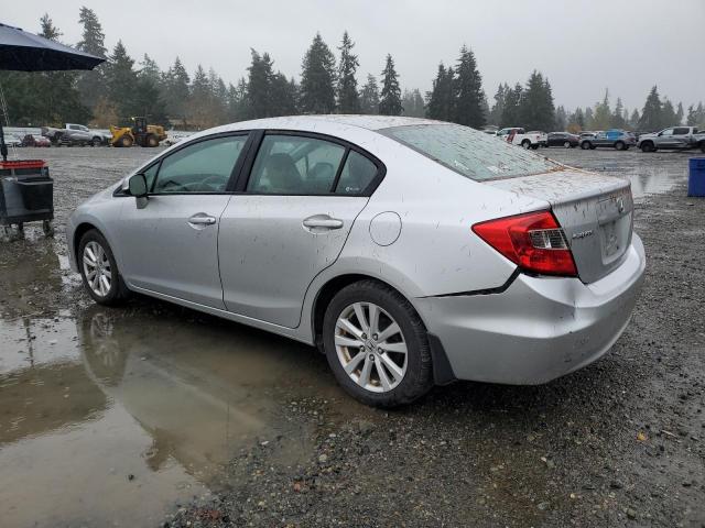 2HGFB2F80CH306274 - 2012 HONDA CIVIC EX SILVER photo 2