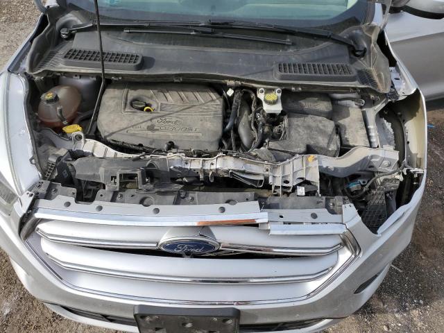 1FMCU9GD0HUC33827 - 2017 FORD ESCAPE SE SILVER photo 12