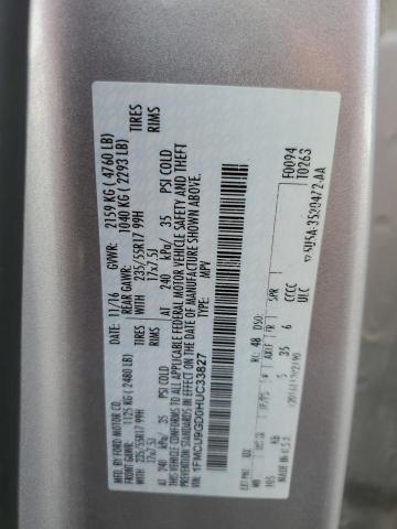 1FMCU9GD0HUC33827 - 2017 FORD ESCAPE SE SILVER photo 13