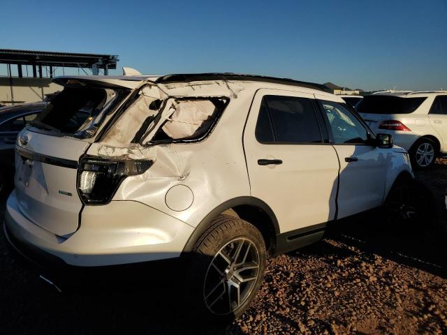 1FM5K8GT5HGA86953 - 2017 FORD EXPLORER SPORT Ақ фото 3