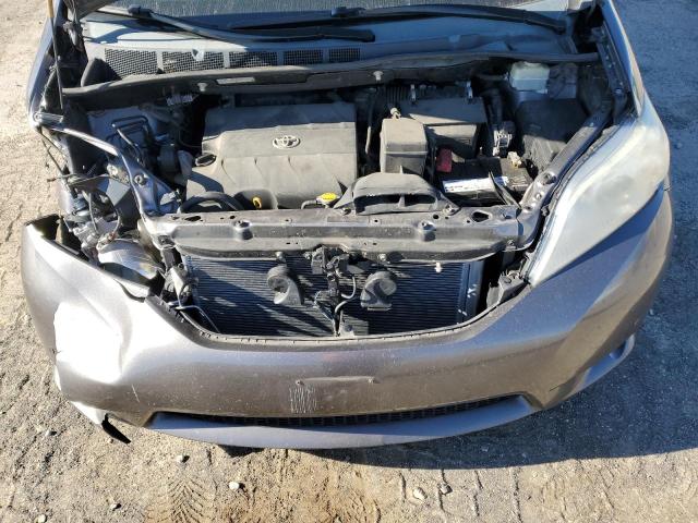 5TDDK3DC0CS033244 - 2012 TOYOTA SIENNA XLE 灰色 照片 12