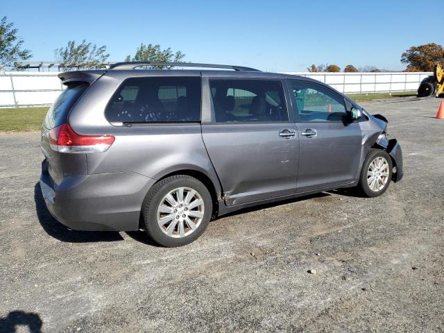 5TDDK3DC0CS033244 - 2012 TOYOTA SIENNA XLE 灰色 照片 3