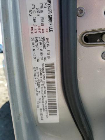 1D7RV1GP5AS182405 - 2010 DODGE RAM 1500 SILVER photo 12