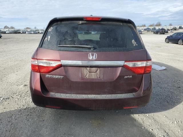 5FNRL5H67CB094162 - 2012 HONDA ODYSSEY EXL ბურგუნდია ფოტო 6