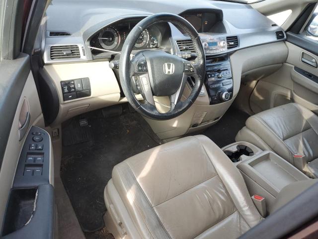 5FNRL5H67CB094162 - 2012 HONDA ODYSSEY EXL ბურგუნდია ფოტო 8