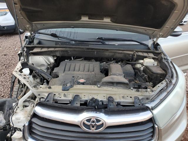 5TDJKRFH9GS245385 - 2016 TOYOTA HIGHLANDER XLE 银色 照片 11