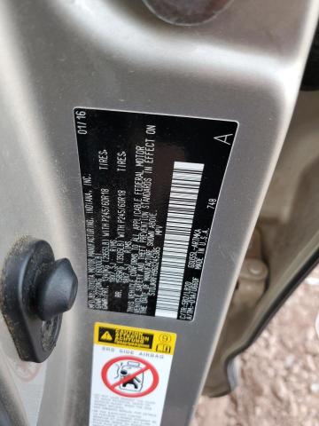 5TDJKRFH9GS245385 - 2016 TOYOTA HIGHLANDER XLE 银色 照片 12