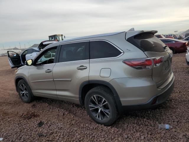 5TDJKRFH9GS245385 - 2016 TOYOTA HIGHLANDER XLE 银色 照片 2