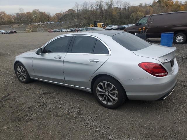 55SWF4KB3GU136552 - 2016 MERCEDES-BENZ C 300 4MATIC SILVER photo 2