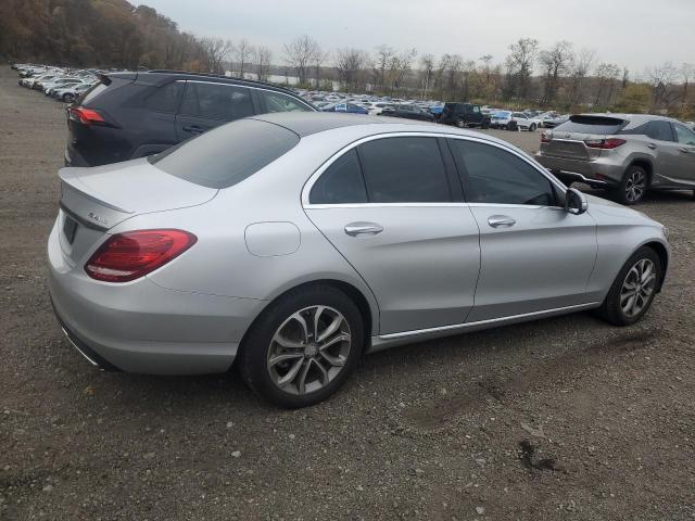 55SWF4KB3GU136552 - 2016 MERCEDES-BENZ C 300 4MATIC SILVER photo 3