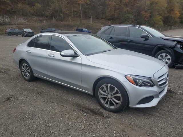 55SWF4KB3GU136552 - 2016 MERCEDES-BENZ C 300 4MATIC SILVER photo 4