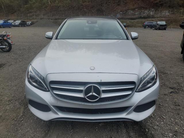 55SWF4KB3GU136552 - 2016 MERCEDES-BENZ C 300 4MATIC SILVER photo 5