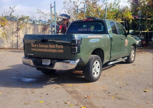 5TFRT54107X012813 - 2007 TOYOTA TUNDRA DOUBLE CAB SR5 GREEN photo 4