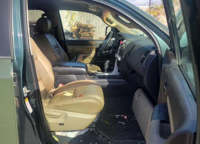 5TFRT54107X012813 - 2007 TOYOTA TUNDRA DOUBLE CAB SR5 GREEN photo 5