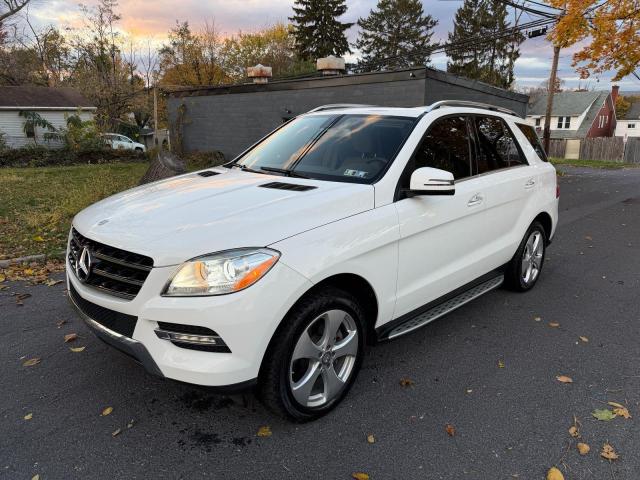 4JGDA5HB2FA618064 - 2015 MERCEDES-BENZ ML 350 4MATIC WHITE photo 2
