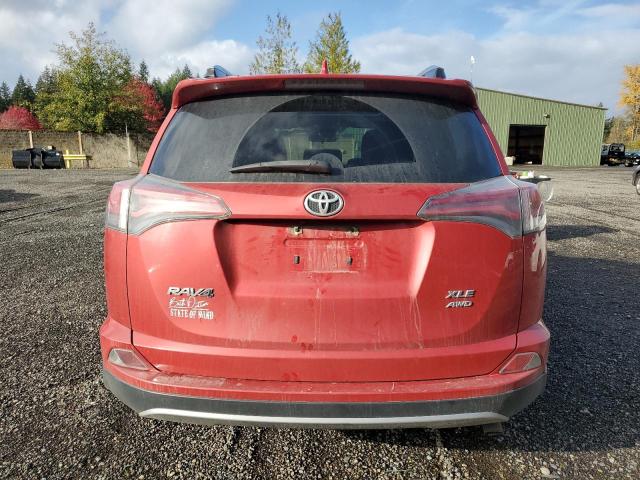 JTMRFREV4HJ122185 - 2017 TOYOTA RAV4 XLE RED photo 6