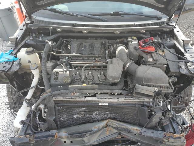 2FMHK6C82KBA37596 - 2019 FORD FLEX SEL BLACK photo 12