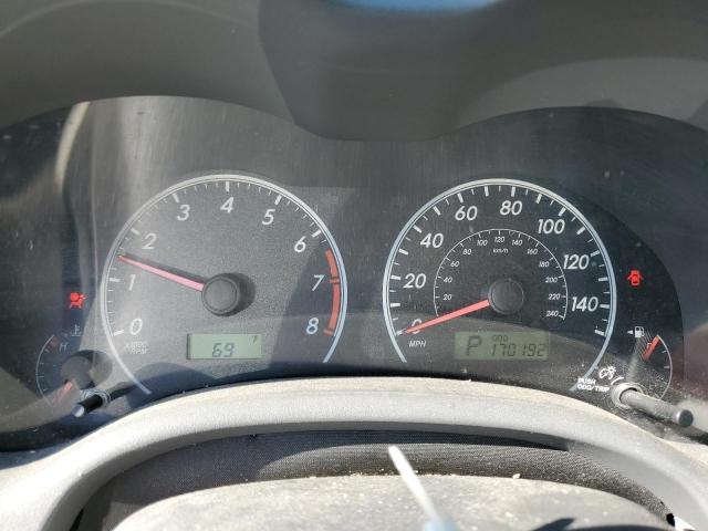 1NXBU4EE5AZ328559 - 2010 TOYOTA COROLLA BASE RED photo 9