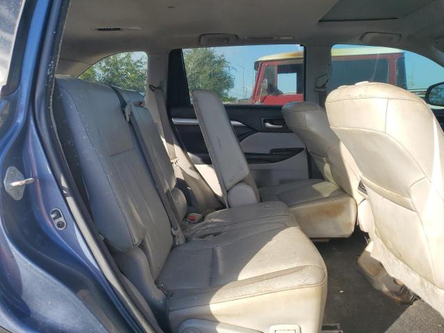 5TDKKRFH8GS503822 - 2016 TOYOTA HIGHLANDER XLE Blau Foto 11