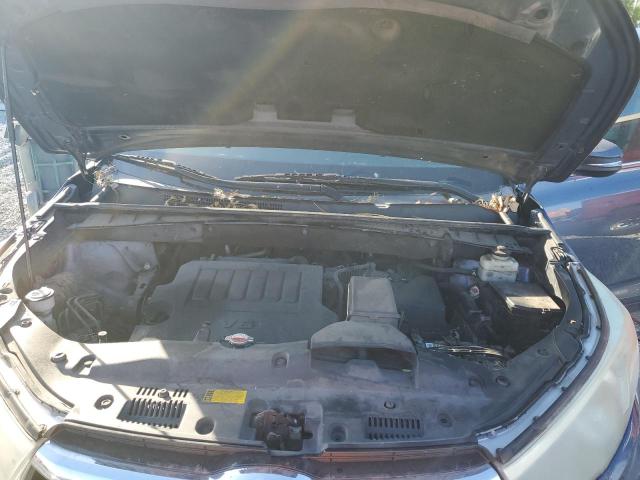 5TDKKRFH8GS503822 - 2016 TOYOTA HIGHLANDER XLE Blau Foto 12