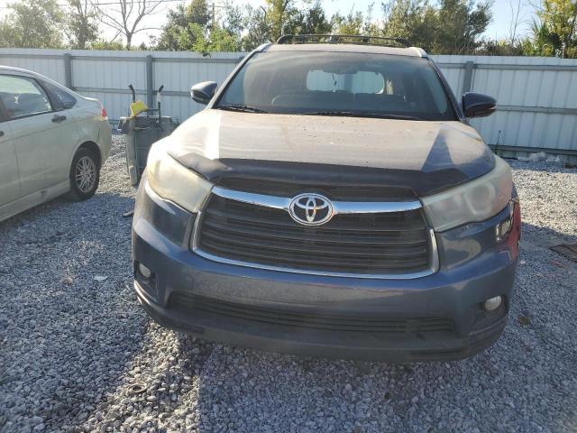 5TDKKRFH8GS503822 - 2016 TOYOTA HIGHLANDER XLE Blau Foto 5
