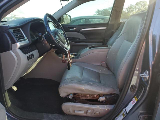 5TDKKRFH8GS503822 - 2016 TOYOTA HIGHLANDER XLE Blau Foto 7