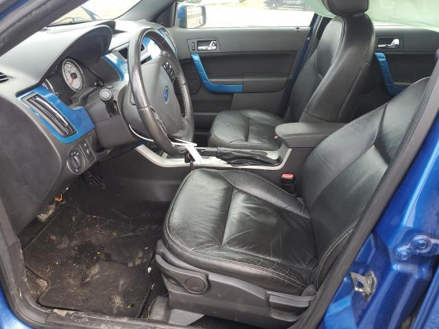 1FAHP3GN8AW186280 - 2010 FORD FOCUS SES BLUE photo 7