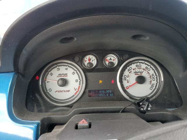 1FAHP3GN8AW186280 - 2010 FORD FOCUS SES BLUE photo 9