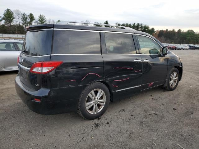 JN8AE2KP9D9071120 - 2013 NISSAN QUEST S BLACK photo 3