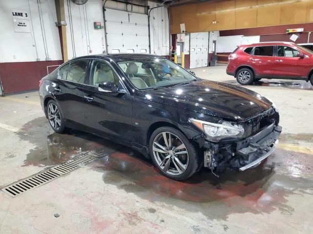 JN1BV7AR1FM410990 - 2015 INFINITI Q50 BASE BLACK photo 4