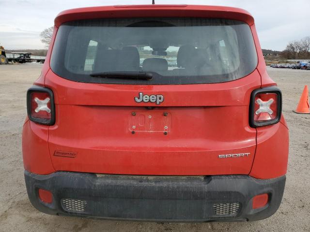 ZACCJAAT7FPB91668 - 2015 JEEP RENEGADE SPORT RED photo 6