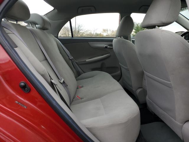 2T1BU4EE4AC345077 - 2010 TOYOTA COROLLA BASE RED photo 10