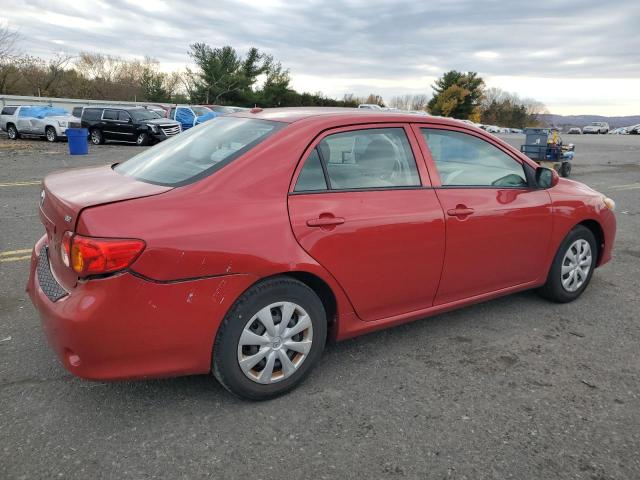 2T1BU4EE4AC345077 - 2010 TOYOTA COROLLA BASE RED photo 3