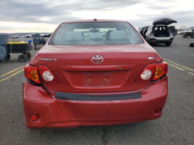 2T1BU4EE4AC345077 - 2010 TOYOTA COROLLA BASE RED photo 6