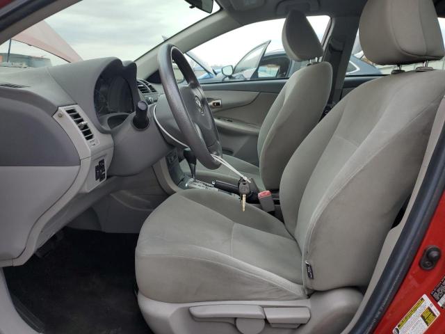 2T1BU4EE4AC345077 - 2010 TOYOTA COROLLA BASE RED photo 7