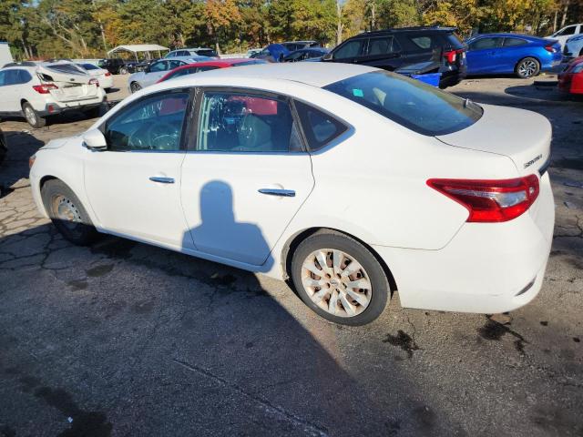 3N1AB7AP3KY259998 - 2019 NISSAN SENTRA S WHITE photo 2