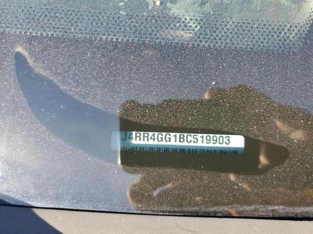 1J4RR4GG1BC519903 - 2011 JEEP GRAND CHER LAREDO أزرق صورة 13