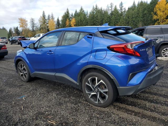 NMTKHMBX4JR016153 - 2018 TOYOTA C-HR XLE BLUE photo 2