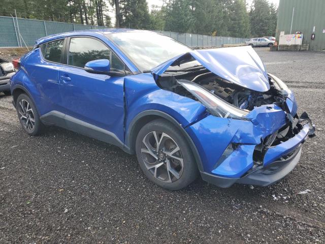 NMTKHMBX4JR016153 - 2018 TOYOTA C-HR XLE BLUE photo 4