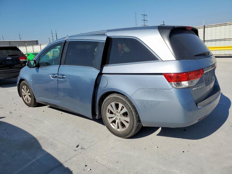 5FNRL5H6XEB103889 - 2014 HONDA ODYSSEY EXL Mavi foto 2