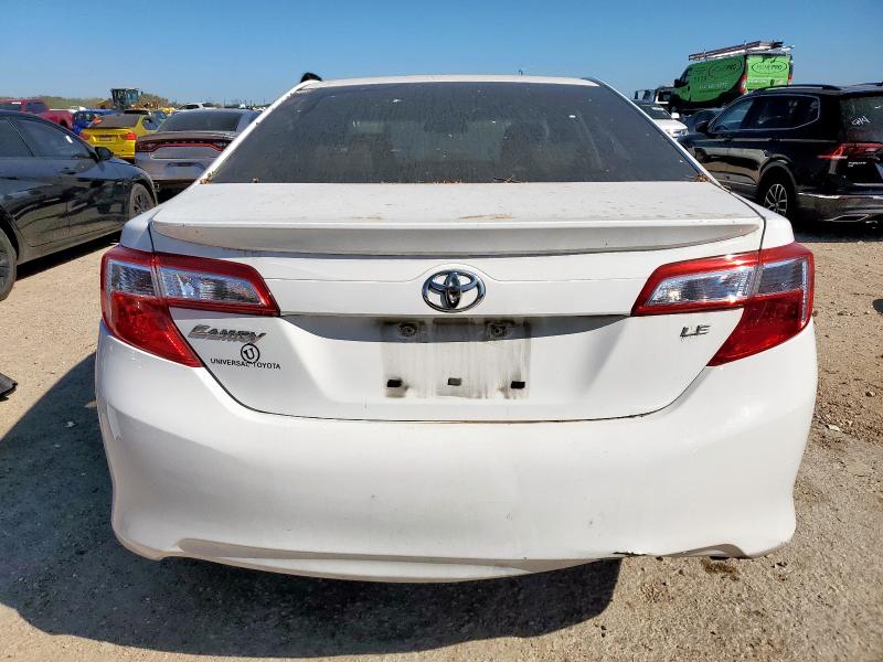 4T4BF1FK7DR331583 - 2013 TOYOTA CAMRY L WHITE photo 6