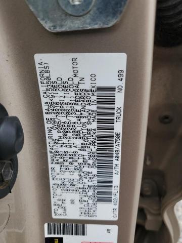 3TMJU62N65M001176 - 2005 TOYOTA TACOMA DOUBLE CAB PRERUNNER GOLD photo 12