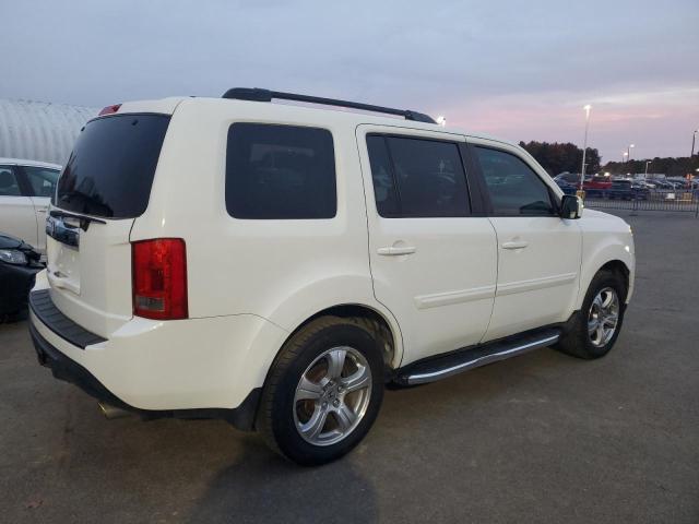 5FNYF3H52DB032507 - 2013 HONDA PILOT EXL Սպիտակ լուսանկար 3