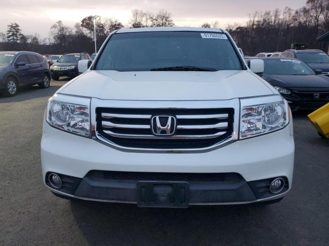 5FNYF3H52DB032507 - 2013 HONDA PILOT EXL Սպիտակ լուսանկար 5