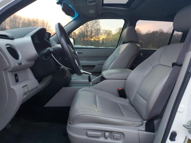 5FNYF3H52DB032507 - 2013 HONDA PILOT EXL Սպիտակ լուսանկար 7