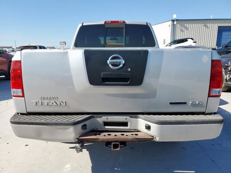 1N6BA06AX8N325434 - 2008 NISSAN TITAN XE SILVER photo 6