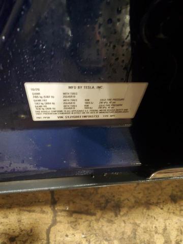 5YJYGDEE1MF065733 - 2021 TESLA MODEL Y Mavi foto 14
