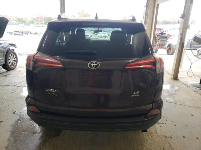2T3BFREV7GW457622 - 2016 TOYOTA RAV4 LE PURPLE photo 6